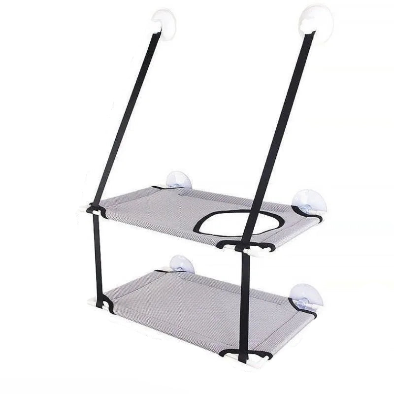 Hamac pour chat suspendu fenêtre